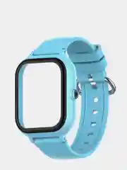 Голубой чехол корпус для умных детских смарт часов Smart Baby Watch Wonlex KT24