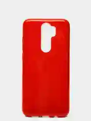 Красный чехол блестящий Xiaomi Redmi Note 8 pro