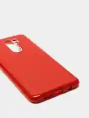 Красный чехол блестящий Xiaomi Redmi Note 8 pro
