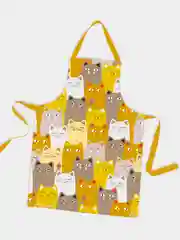 Фартук Коты крем