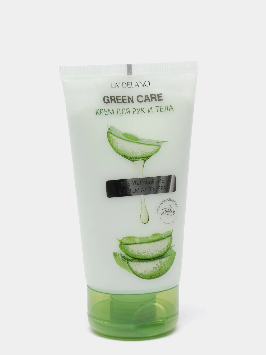 Liv Delano Крем для рук и тела с гелем алоэ вера "GREEN CARE", 150 г