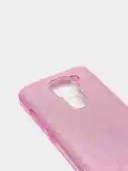 Розовый чехол XIAOMI REDMI Note 9 c защитой камеры