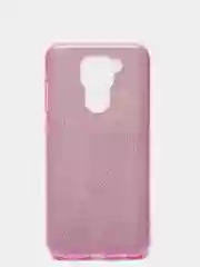 Сиреневый чехол XIAOMI REDMI Note 9 c защитой камеры