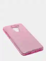 Розовый чехол XIAOMI REDMI Note 9 c защитой камеры