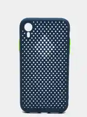 Синий охлаждающий чехол для iPhone (Айфон) 6, 6S, 7, 8, Plus, SE 20, X, XS, XR, 11 Pro Max, 12
