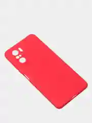 Красный чехол для Poco F3 / Xiaomi Mi 11i (2021) цветной матовый