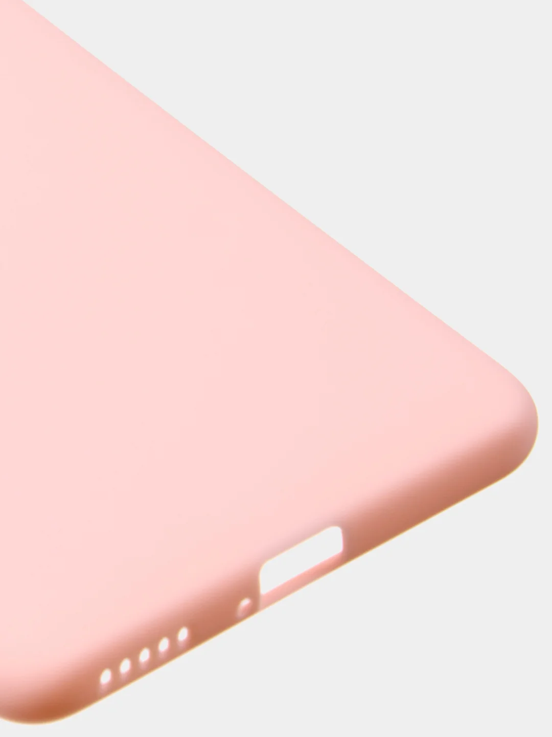 Розовый чехол для Poco F3 / Xiaomi Mi 11i (2021) цветной матовый