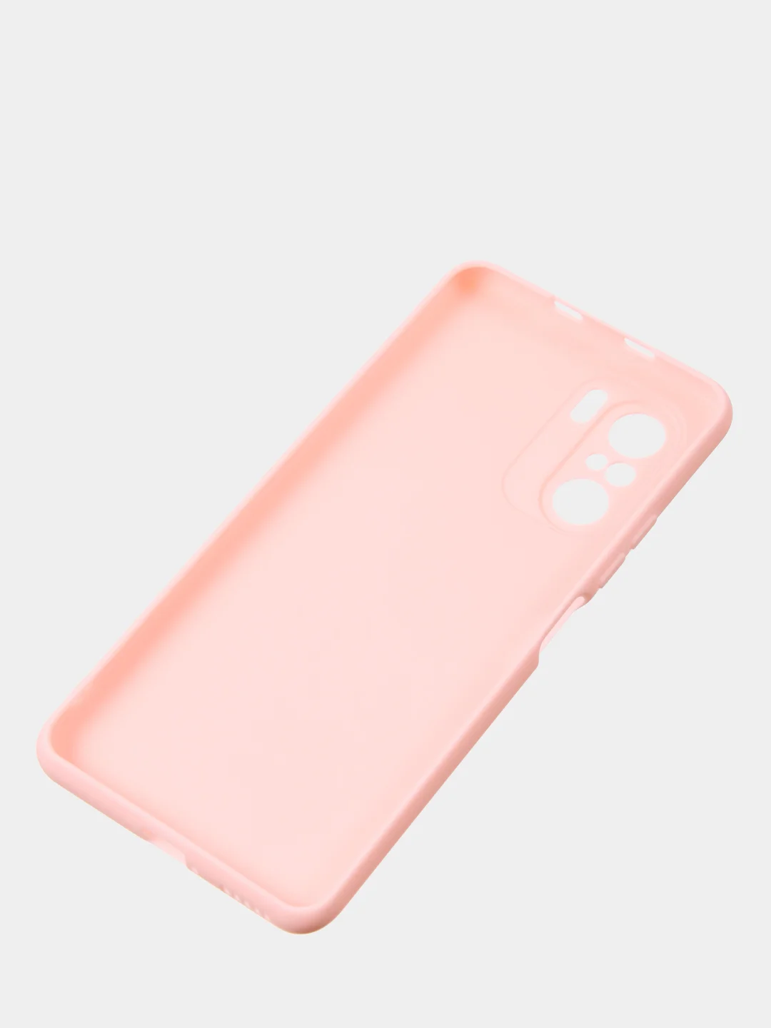 Розовый чехол для Poco F3 / Xiaomi Mi 11i (2021) цветной матовый