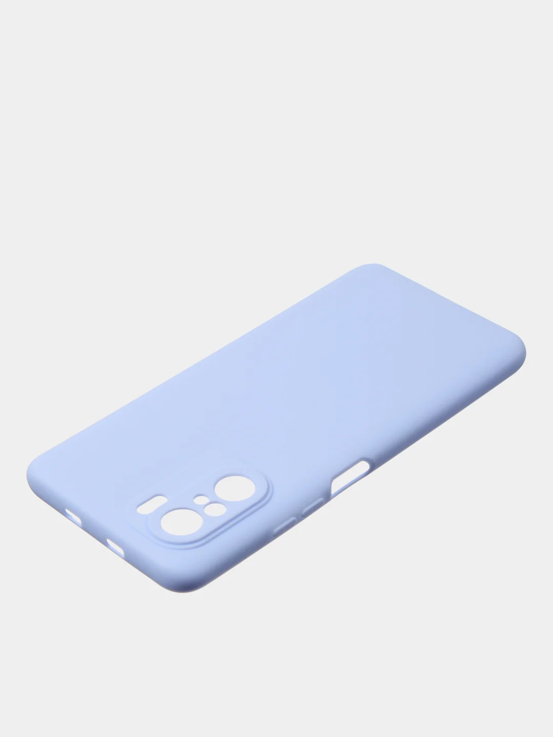 Светло-синий чехол для Poco F3 / Xiaomi Mi 11i (2021) цветной матовый