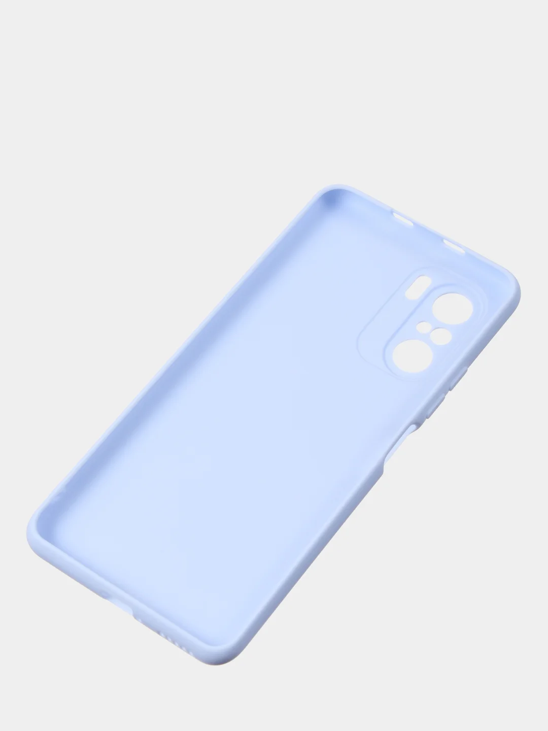 Светло-синий чехол для Poco F3 / Xiaomi Mi 11i (2021) цветной матовый