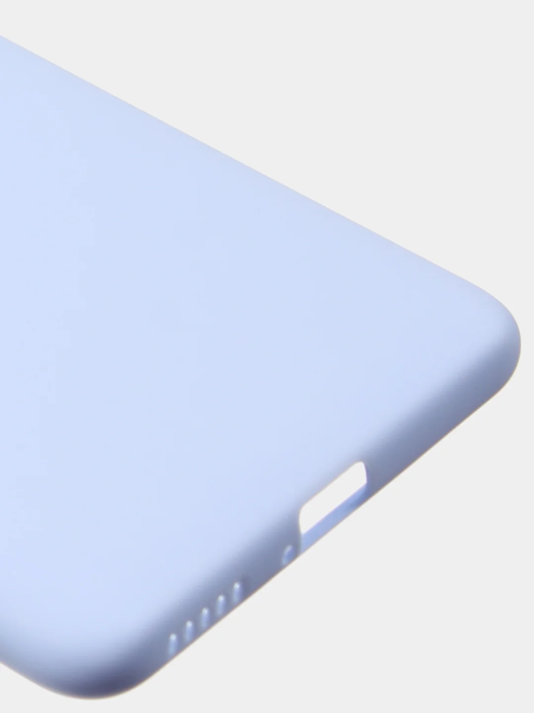 Светло-синий чехол для Poco F3 / Xiaomi Mi 11i (2021) цветной матовый