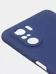 Темно-синий чехол для Poco F3 / Xiaomi Mi 11i (2021) цветной матовый