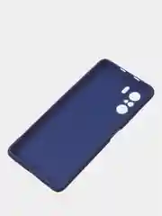 Темно-синий чехол для Poco F3 / Xiaomi Mi 11i (2021) цветной матовый
