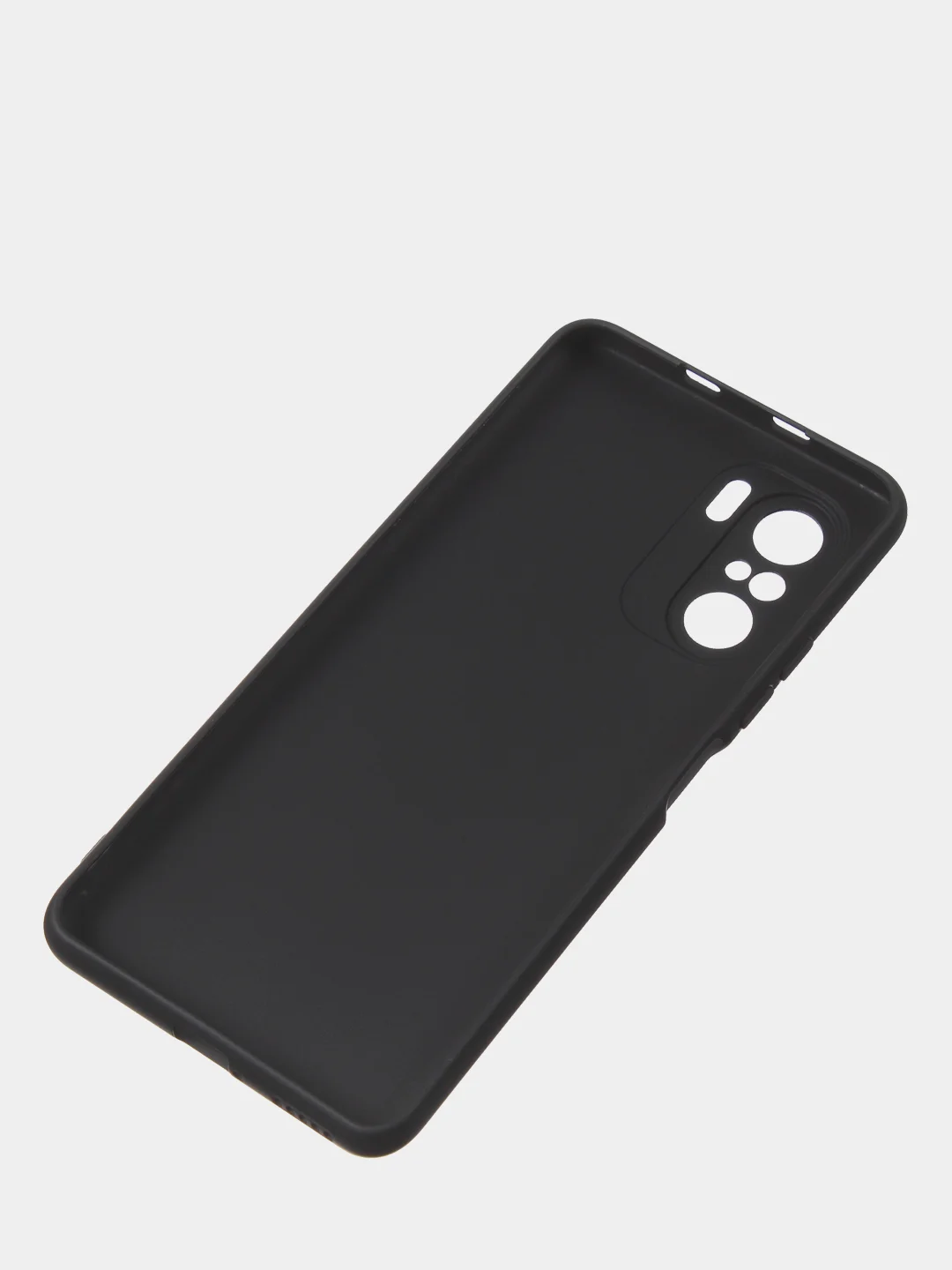 Черный чехол для Poco F3 / Xiaomi Mi 11i (2021) цветной матовый