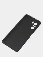 Черный чехол для Poco F3 / Xiaomi Mi 11i (2021) цветной матовый