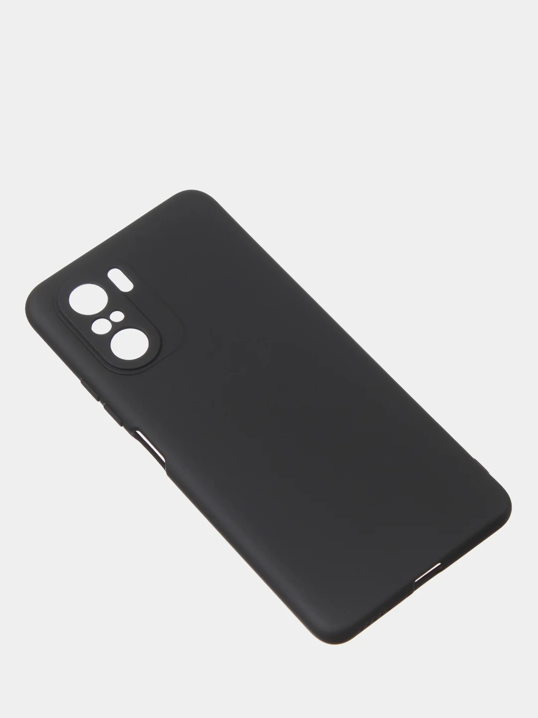 Черный чехол для Poco F3 / Xiaomi Mi 11i (2021) цветной матовый
