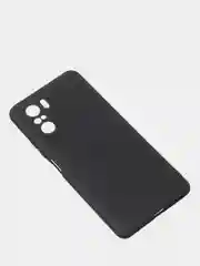 Черный чехол для Poco F3 / Xiaomi Mi 11i (2021) цветной матовый