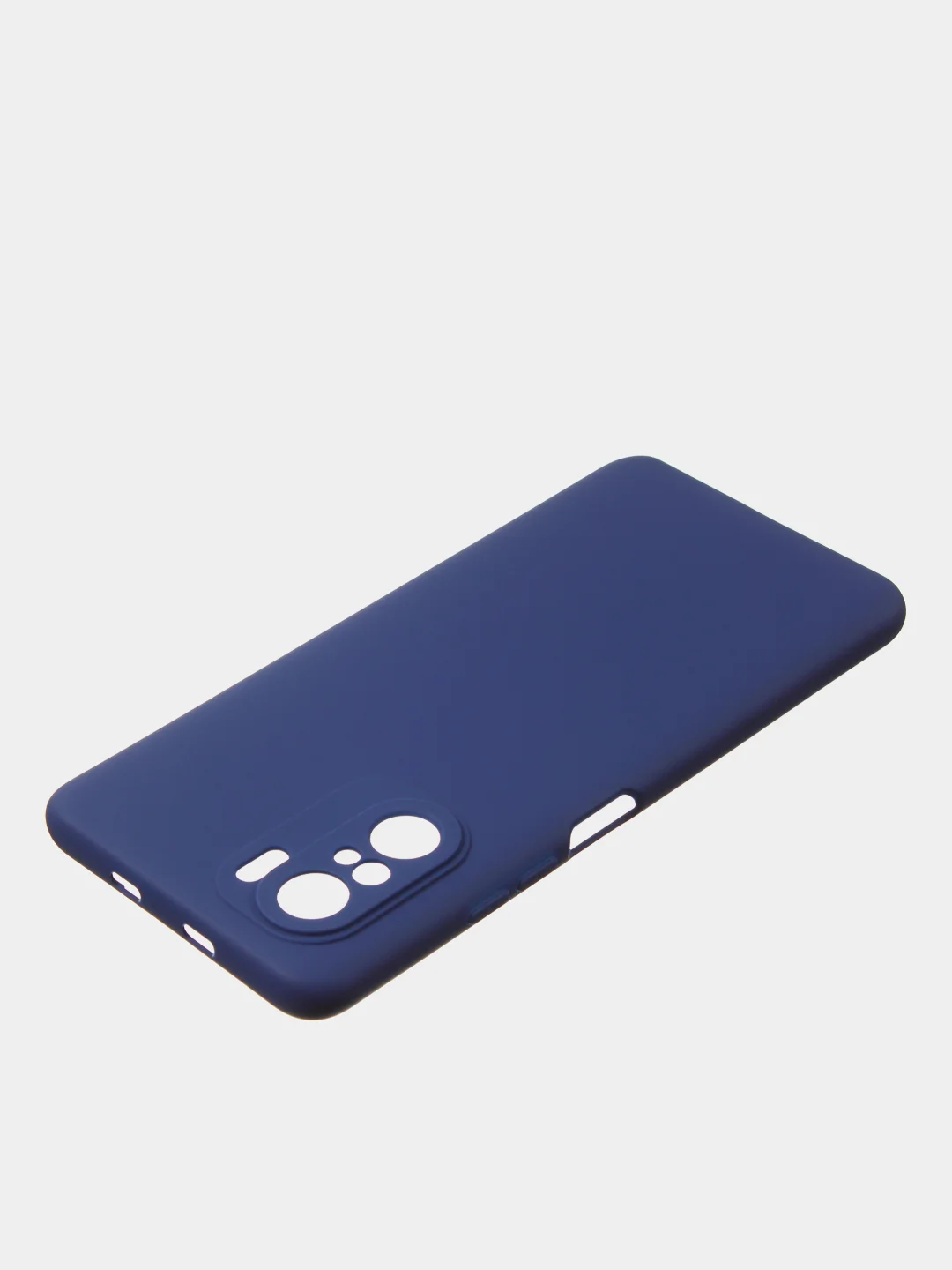 Темно-синий чехол для Poco F3 / Xiaomi Mi 11i (2021) цветной матовый
