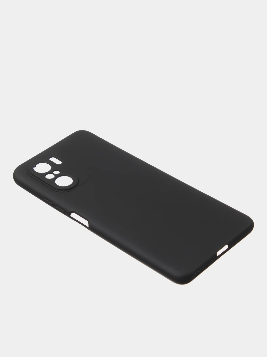 Черный чехол для Poco F3 / Xiaomi Mi 11i (2021) цветной матовый