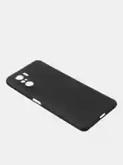 Черный чехол для Poco F3 / Xiaomi Mi 11i (2021) цветной матовый