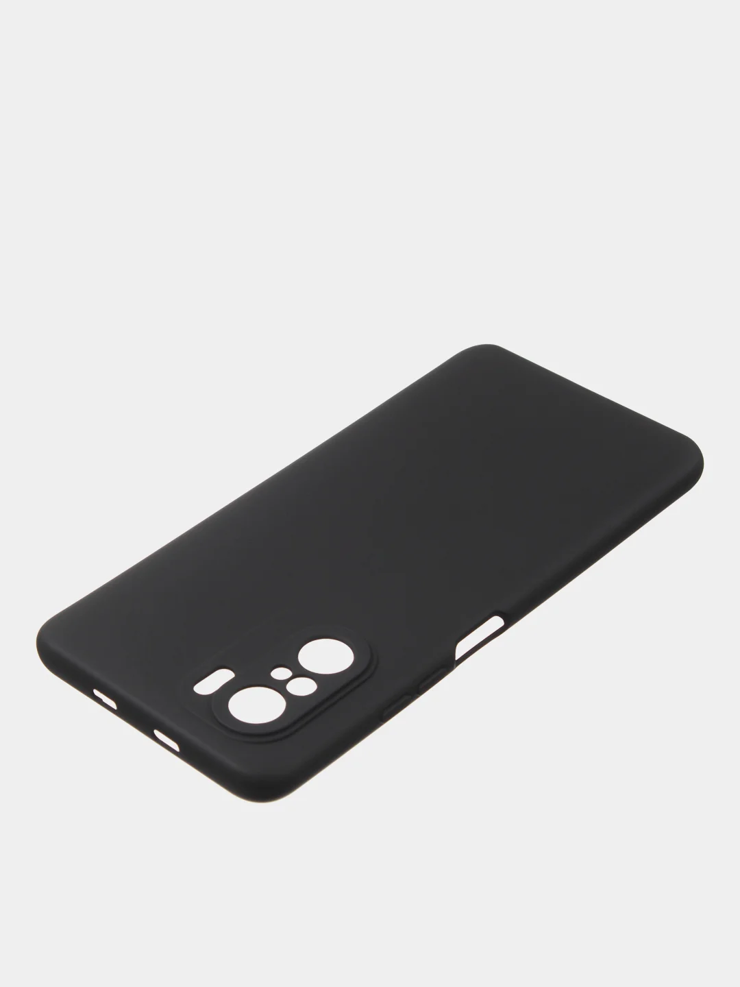 Черный чехол для Poco F3 / Xiaomi Mi 11i (2021) цветной матовый
