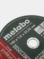 Круг отрезной METABO 180х1,6х22,2 металл SP Novorapid RU