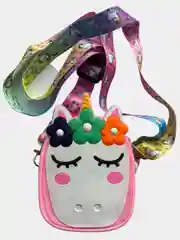 Розовый силконовая сумочка для девочек/сумка с ремешком/сумка кошелек/сумочка единорог