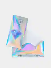 Лавандовый конверты для денег голографические