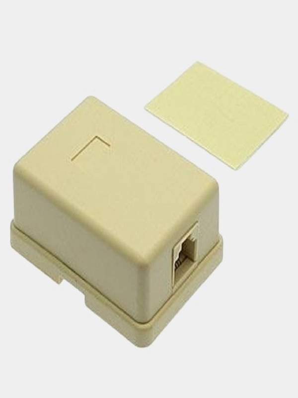 Розетка телефонная TJC-6P4C mini