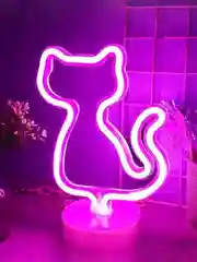 Ледяной неоновый LED светильник I Светодиодная лампа I Ночник настольный