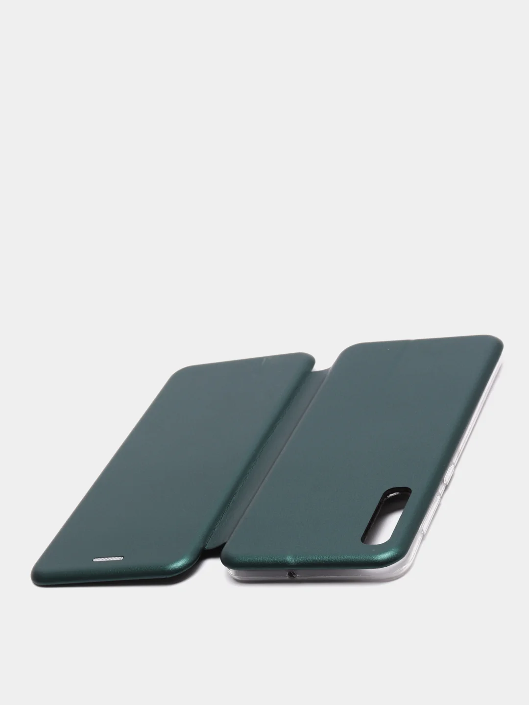 Тёмно-зелёный чехол книжка Samsung Galaxy A50, A30S, A50S (Самсунг А50, А30С, А50С)