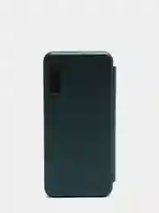 Тёмно-зелёный чехол книжка Samsung Galaxy A50, A30S, A50S (Самсунг А50, А30С, А50С)