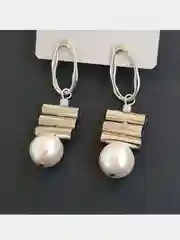 Серебряный серьги женские, 4 вида