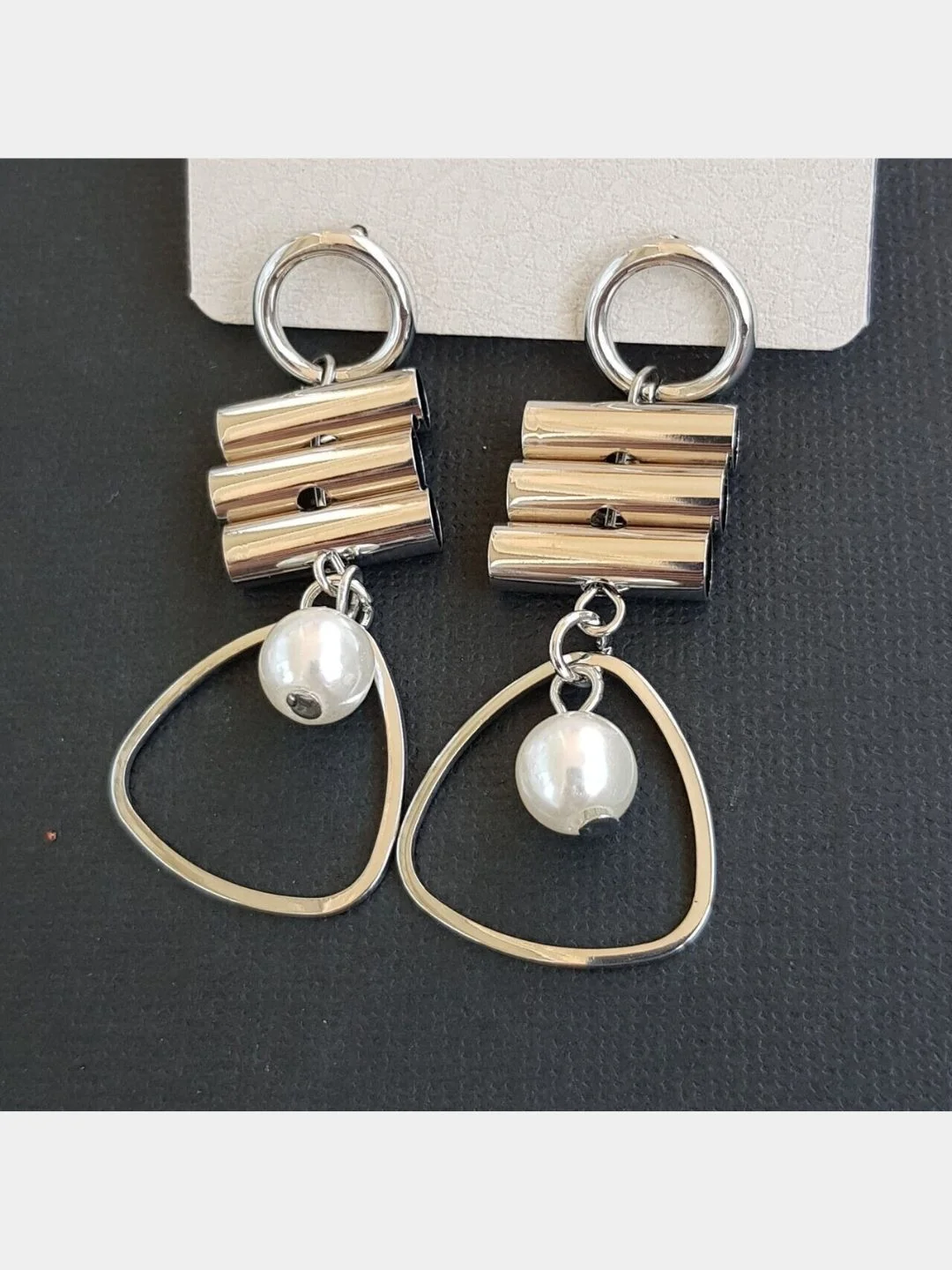 Серый серьги женские, 4 вида