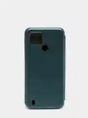 Зеленый чехол книжка Realme C21