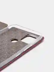 Бордовый чехол книжка Realme C21