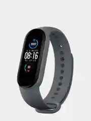 Серый ремешок для фитнес-браслета Xiaomi Mi Band 5 / Xiaomi Mi 5