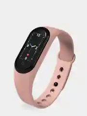 Розовый фитнес-браслет Beat Tech Band M5, красный, черный, розовый, синий, Fit Pro