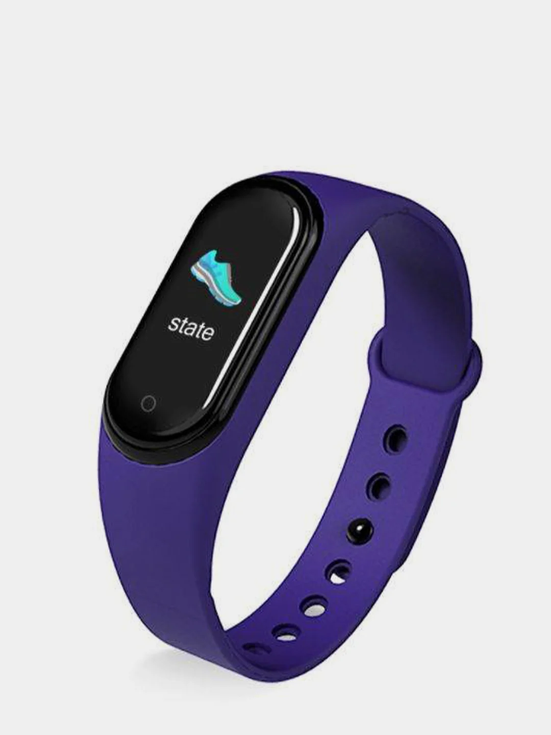 Фиолетовый фитнес-браслет Beat Tech Band M5, красный, черный, розовый, синий, Fit Pro