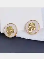 Белый женские серьги, 2 цвета
