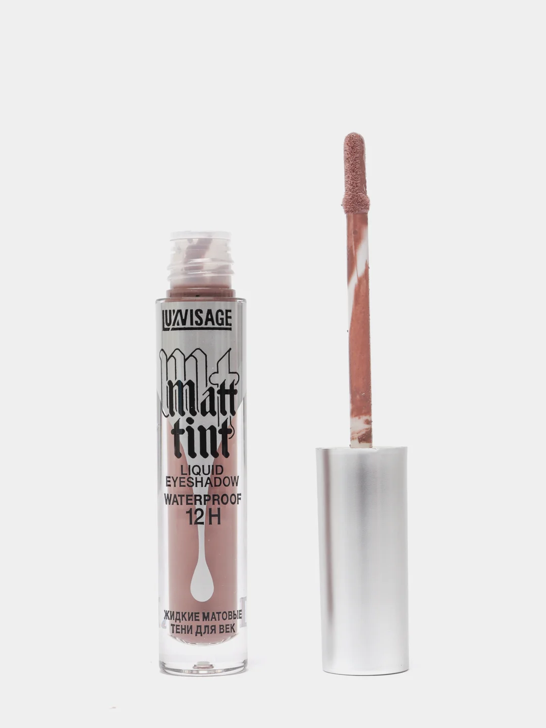 Светло-бежевый тени для век жидкие MATT TINT WATERPROOF 12H LUXVISAGE