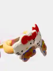 Горчичный резинки для волос мультяшные "Hello kitty - Хелло Китти" и "Единорог"