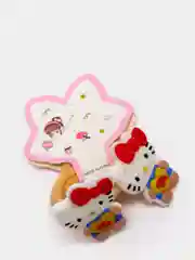 Желтый резинки для волос мультяшные "Hello kitty - Хелло Китти" и "Единорог"