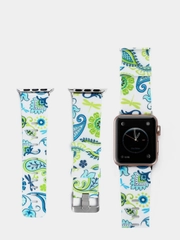 Ремешок с цветочным принтом для Apple Watch 38 мм. размер S/L