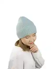 Мятный шапка Leray "Клео", однотонная, без подклада, 54-56