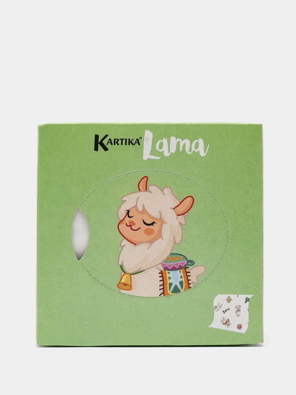 Салфетки бум. выдергушки "Лама" с рис.3 слоя, 56шт,20х20 см,World Cart (LAM-FC-01/зеленый)