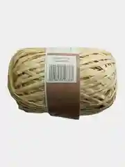 Кремовый пряжа Рафия 40г 50 м Raffia Переработанные листья пальмы "Рафия"-100%