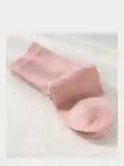Носки женские хлопковые высокие, однотонные, впитывающие