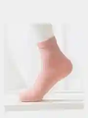 Носки женские хлопковые высокие, однотонные, впитывающие