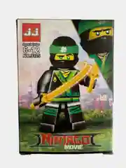 Зеленый конструктор мини-фигурка "Ниндзя" совместимые Minifigures Ninjago Masters Spinjitzu